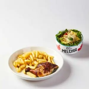 1/4 de pollo a la brasa (Pierna)